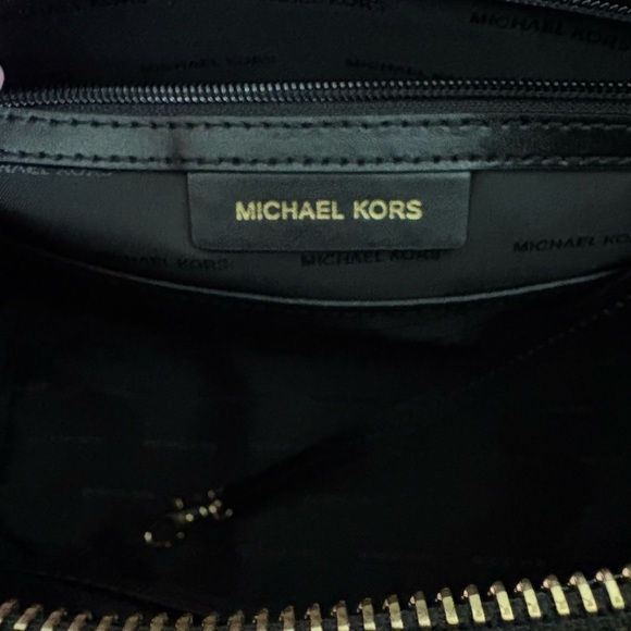 🤎🖤MICHAEL KORS HAMILTON LARGE CALF HAIR LEOPARD AND LEATHER SATCHEL BAG! 🤎🖤 - Picture 7 of 9